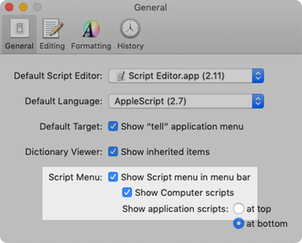 AppleScript Icon in Menu Bar